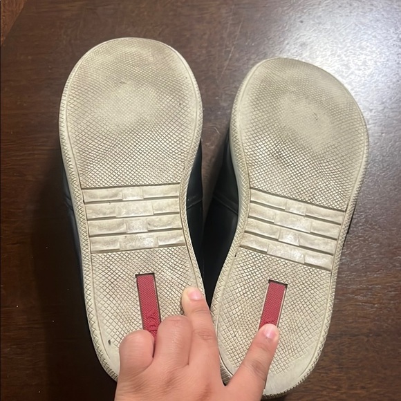 Prada Men's Black Slip-On Shoes - Picture 5 of 10